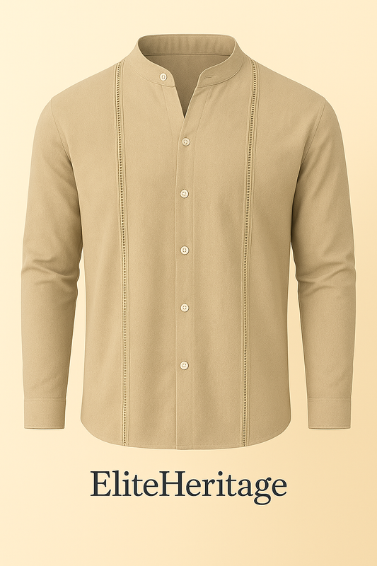 Guayabera Caqui Imperial-Gold Edition