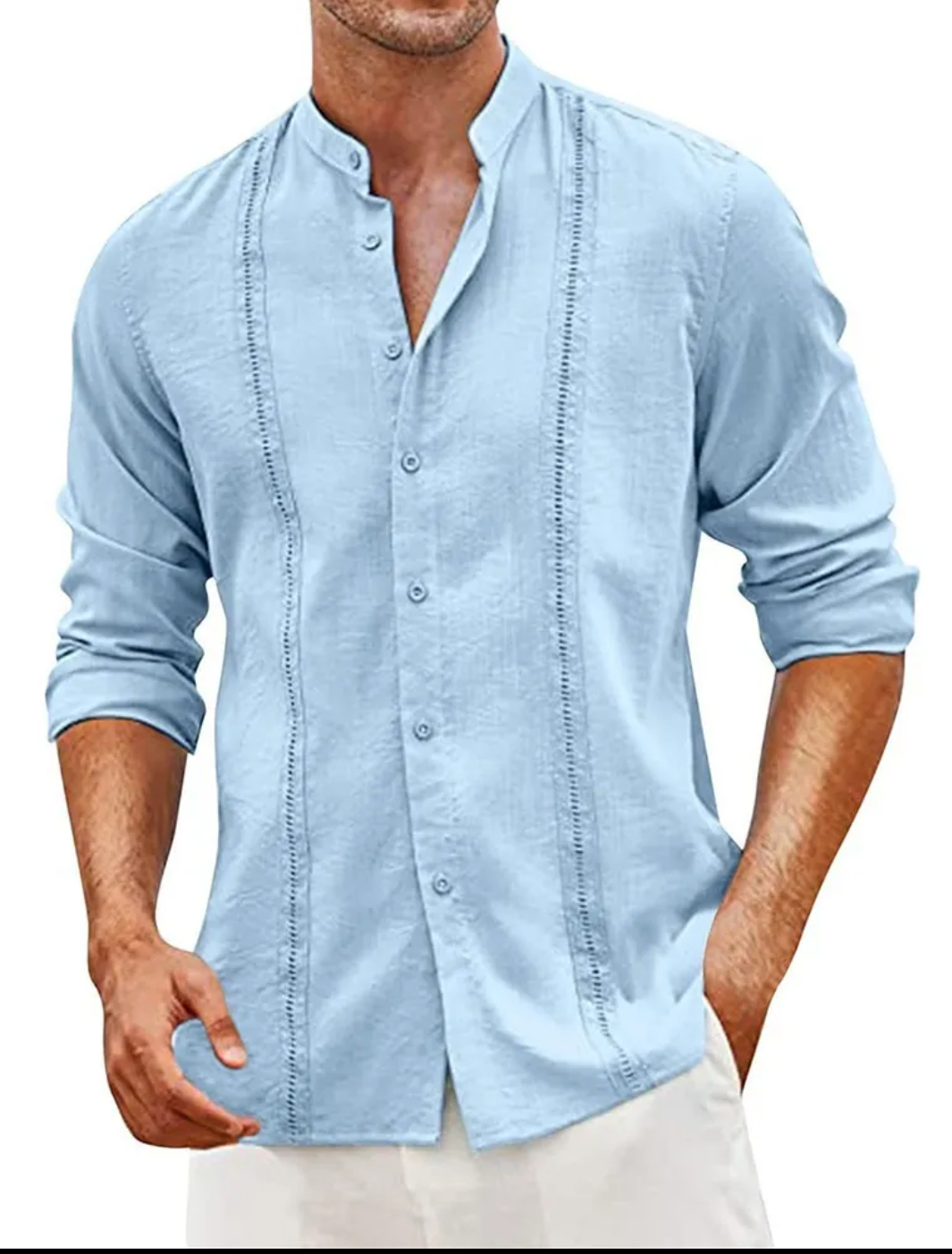 Guayabera-Cielo Azul