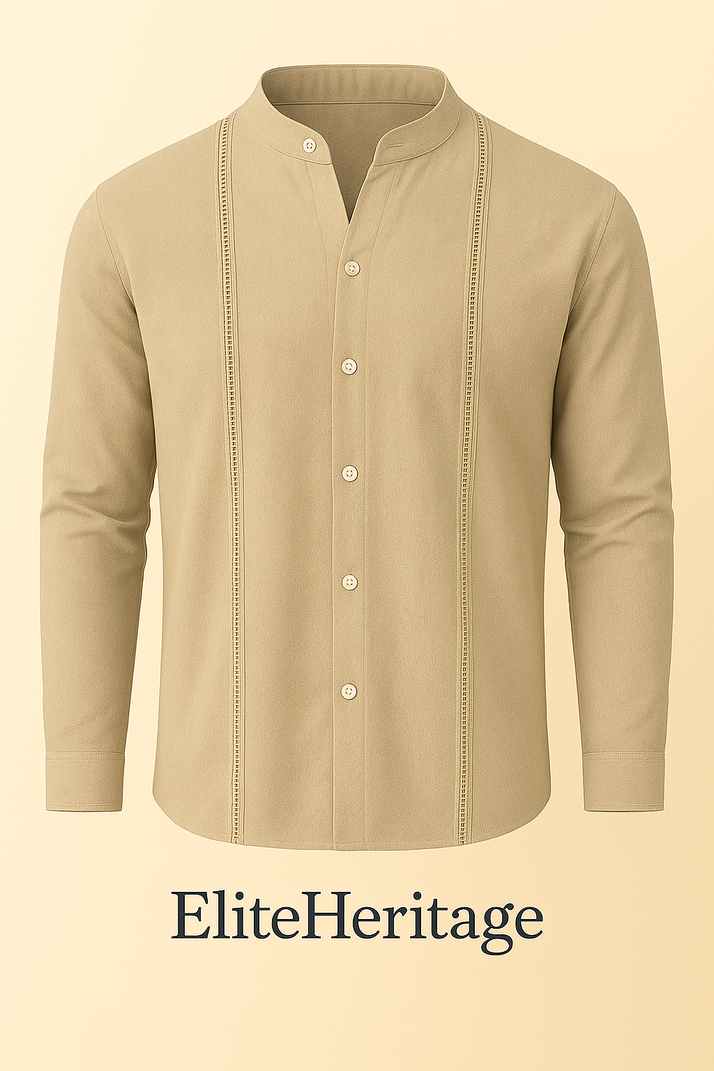Guayabera Caqui Imperial-Gold Edition