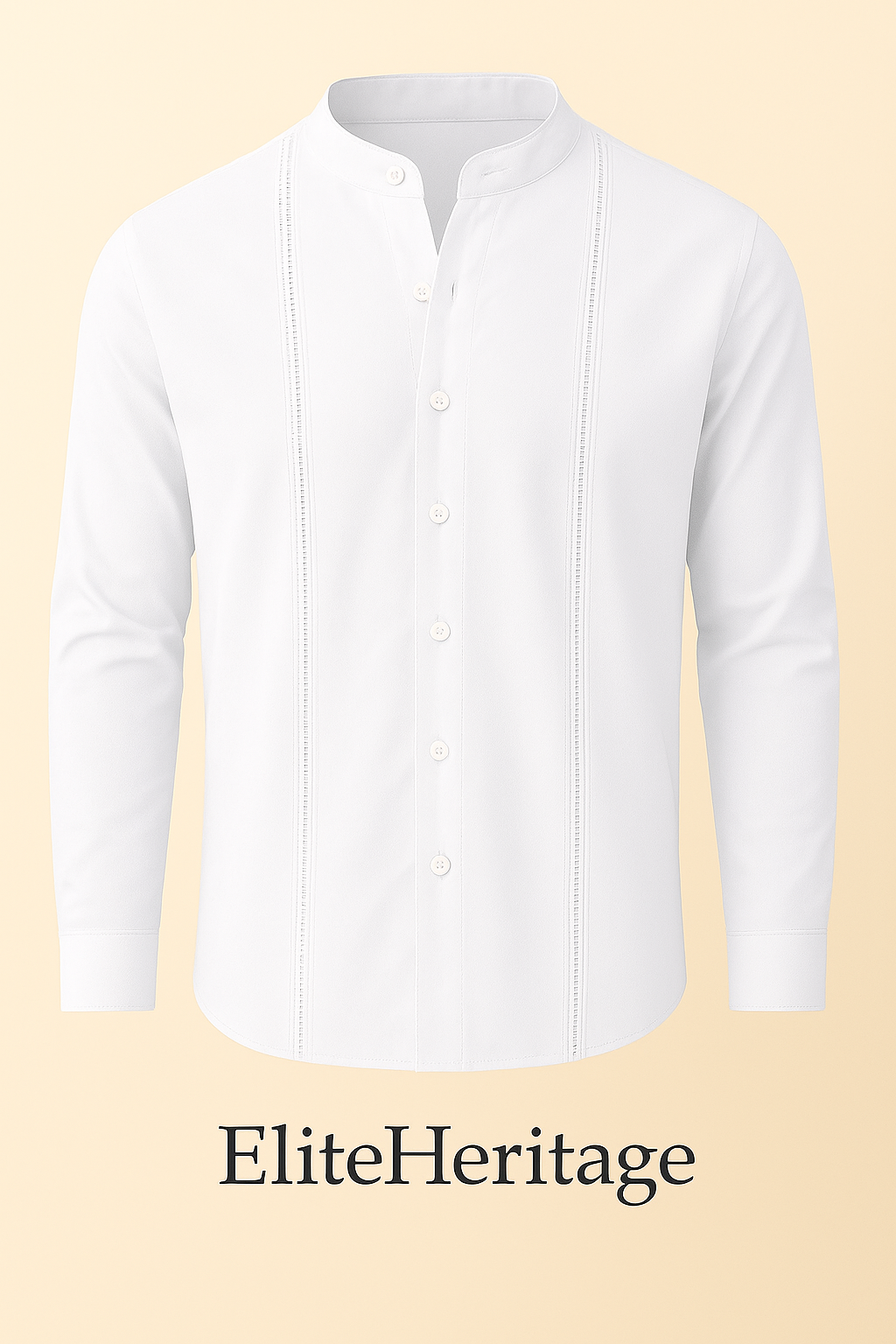 Guayabera Blanca Imperial-Gold Edition.